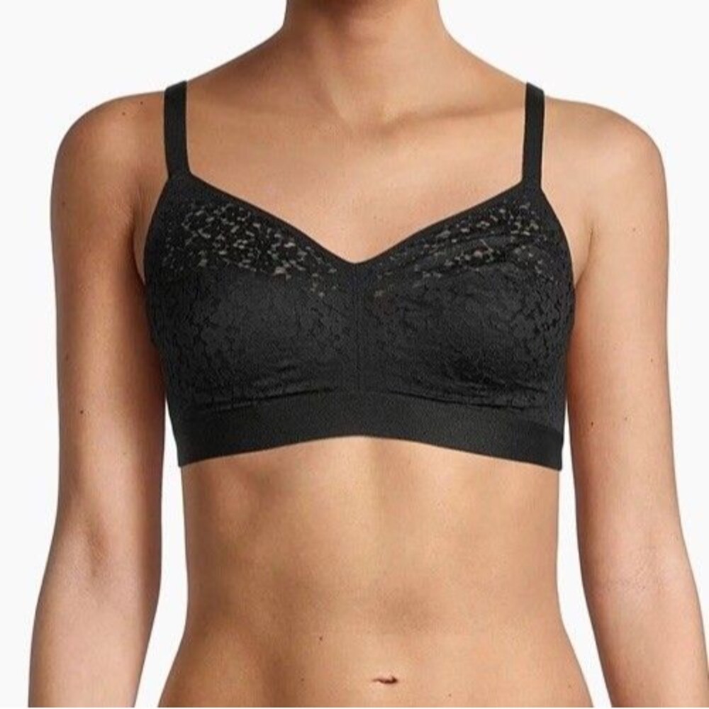Chantelle Norah Wirefree Bra 13F8 Size 38D Black